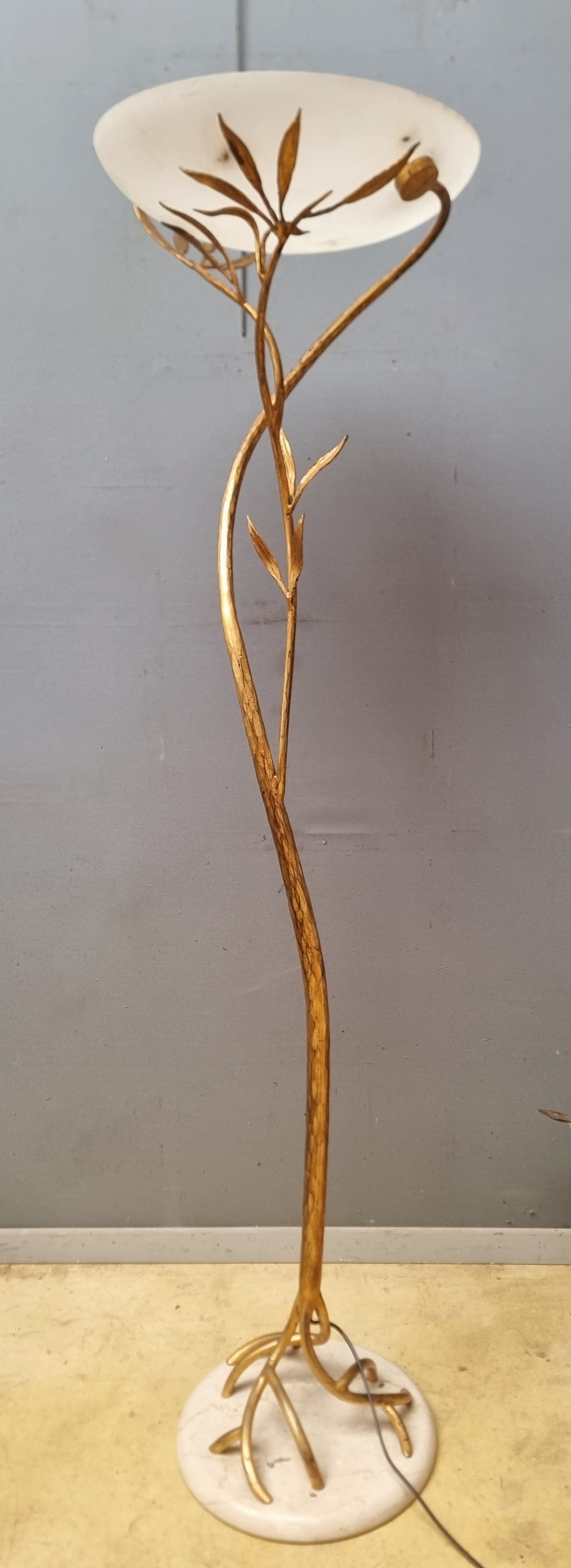 A vintage French "Olivia" Floor Lamp
